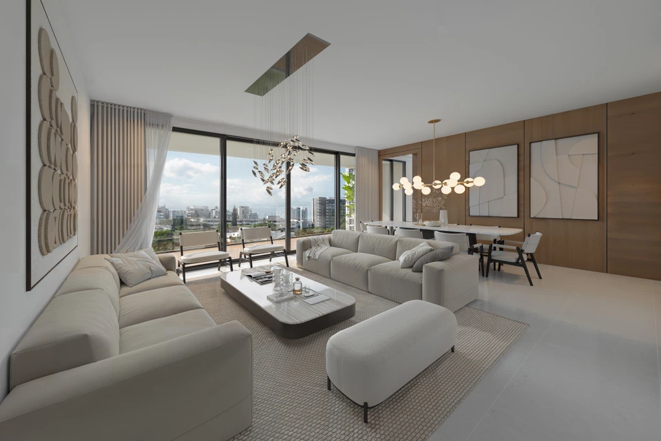 Render de Tipo B · Sala-comedor