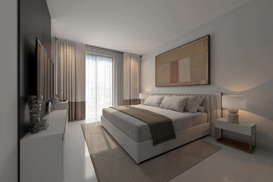 Render de Tipo B · Habitación