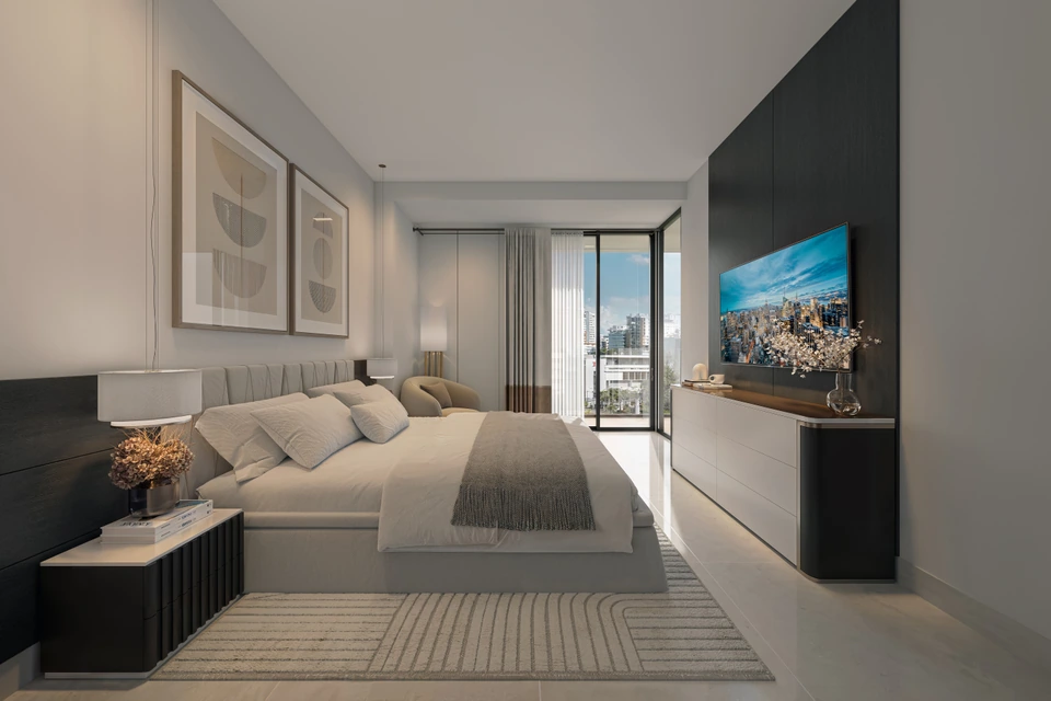 Render de Tipo B · Habitación principal