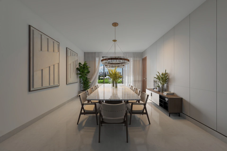 Render de Tipo C · Comedor