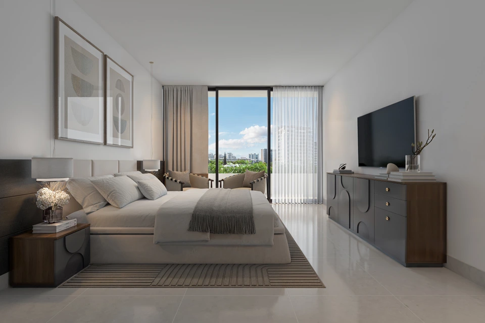 Render de Tipo C · Habitación · otra vista