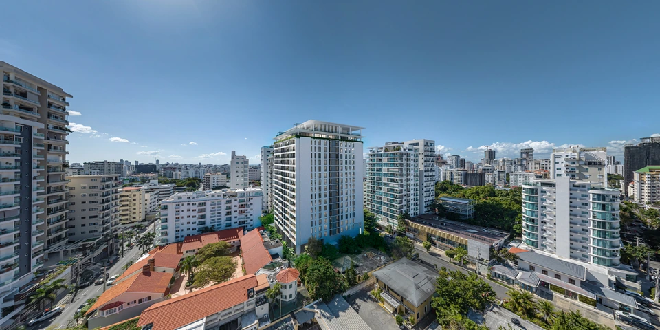 Render de La torre y su entorno · vista panorámica